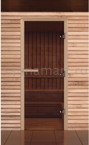 Дверь для сауны Экодорс 1900х700 (стеклобронза6мм) Дверь для сауны Экодорс 1900х700 (стеклобронза6мм)