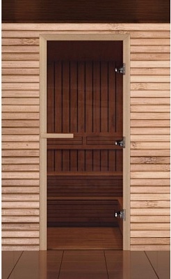 Дверь для сауны Экодорс 1900х700 (стеклобронза6мм) Дверь для сауны Экодорс 1900х700 (стеклобронза6мм)