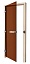 Дверь для сауны Sawo 730 - 3SGА бронза левая без порога осина 690mm х 1890mm