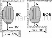 Печь электрическая Harvia Vega Compact E ВС35 Е без пульта Печь электрическая Harvia Vega Compact E ВС35 Е без пульта