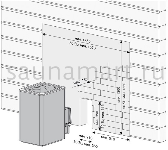 Печь дровяная Harvia 20 Sl Печь дровяная Harvia 20 Sl