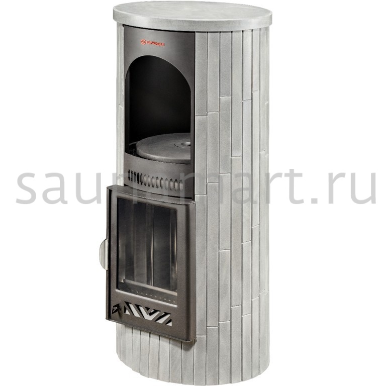 Печь отопительно-варочная Ферингер Лада Серый велюр наборный Печь отопительно-варочная Ферингер Лада Серый велюр наборный