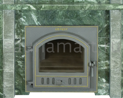 Портал из натурального камня 03 М/П-Змеевик Портал из натурального камня 03 М/П-Змеевик