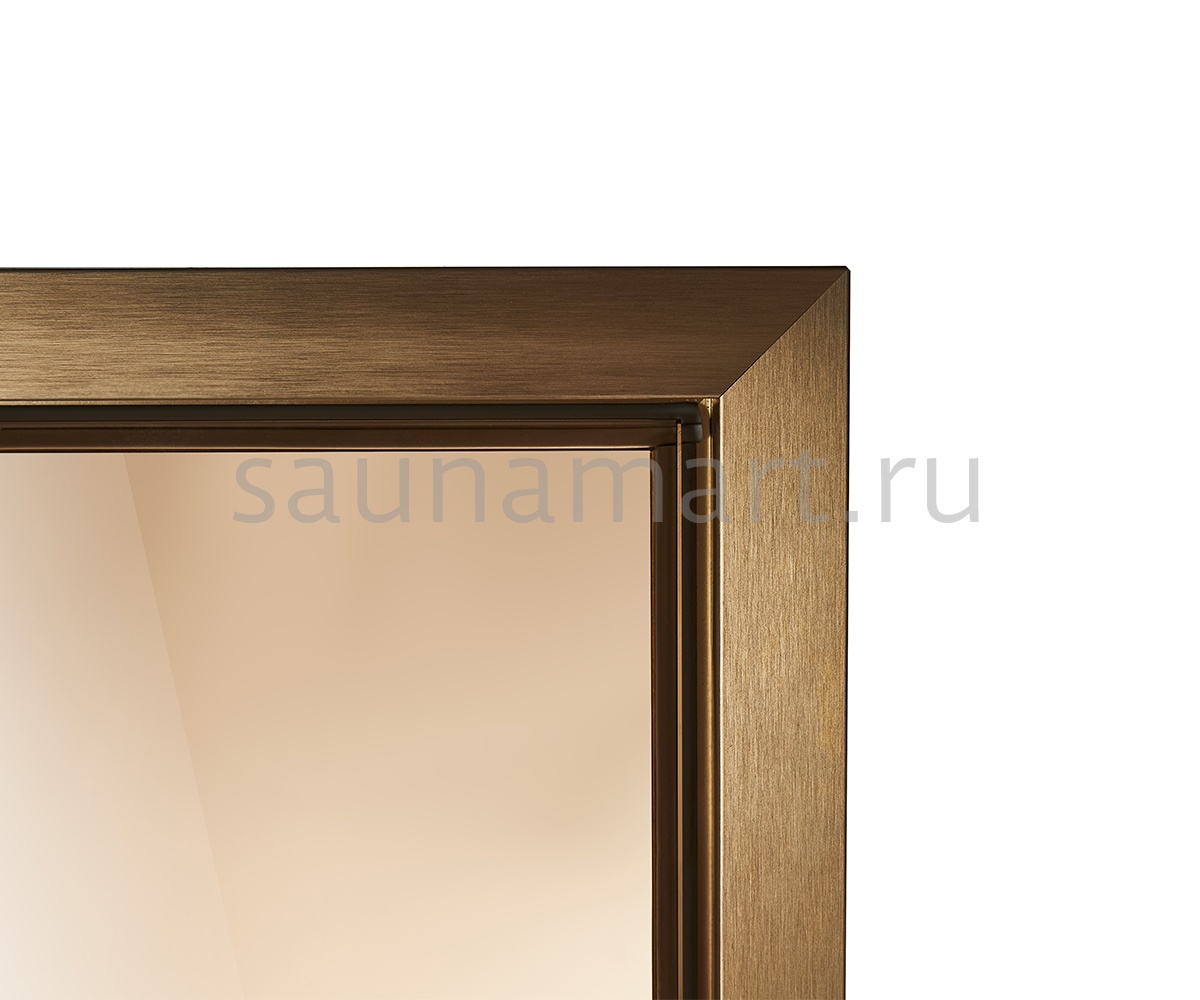 Дверь для сауны Grandis GS 680*1890 (Anodize Brasch) Бронзовая  правая руч. комби. Дверь для сауны Grandis GS 680*1890 (Anodize Brasch) Бронзовая  правая руч. комби.