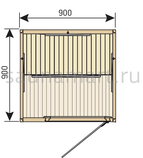 Harvia ИК кабина Radiant SGC0909BR одноместная хемлок Harvia ИК кабина Radiant SGC0909BR одноместная хемлок