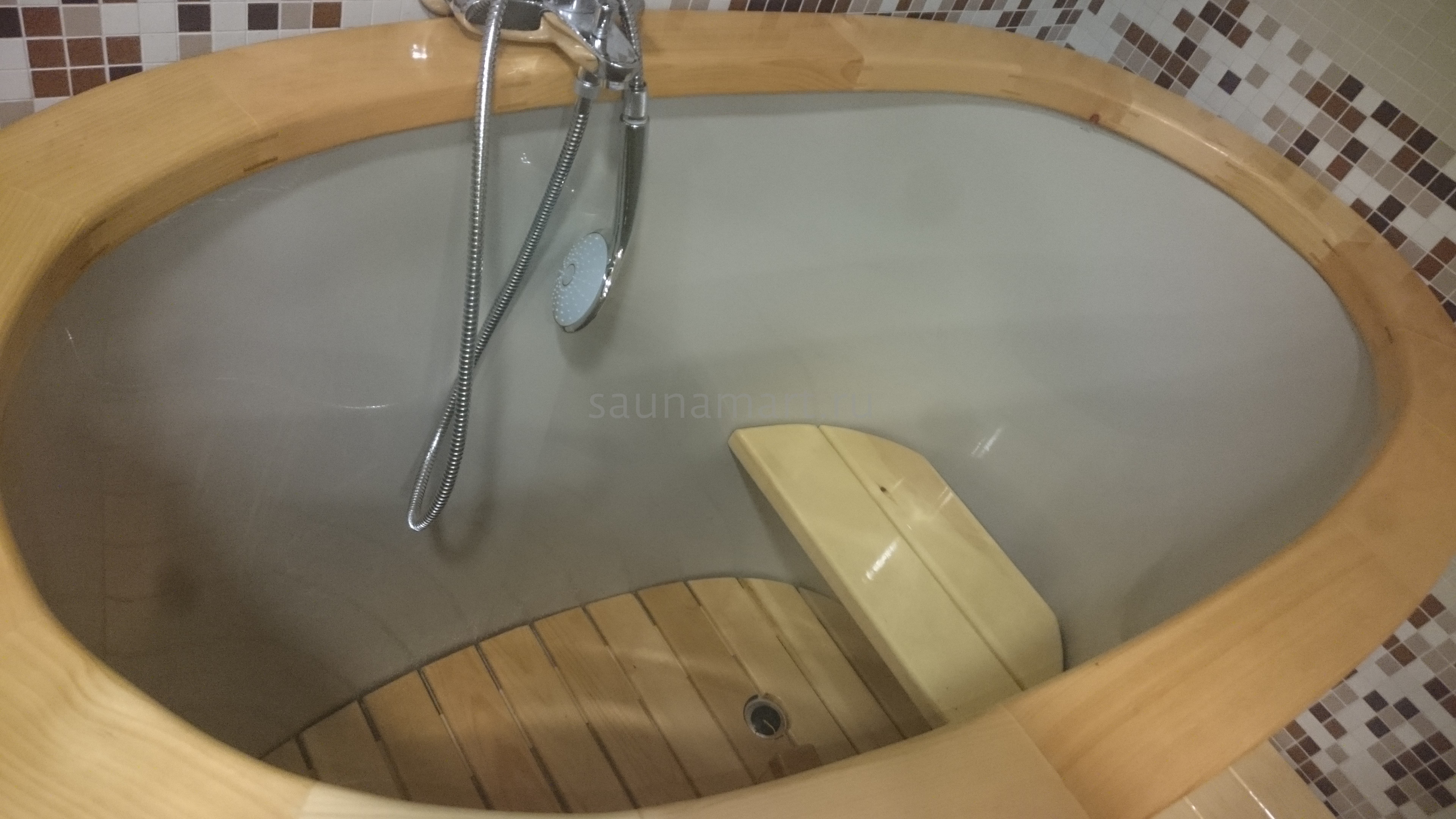 Купель пластиковая овальная 1.4 х0.77 х1.0 дуб с полимерным покрытием Купель пластиковая овальная 1.4 х0.77 х1.0 дуб с полимерным покрытием