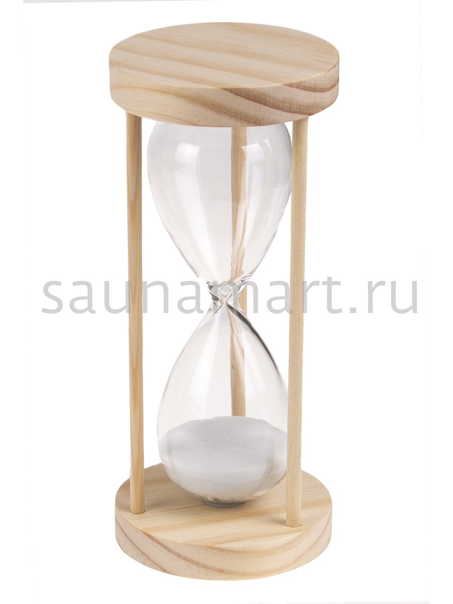 Часы песочные стекло сосна 009CW Kurase Белый Часы песочные стекло сосна 009CW Kurase Белый