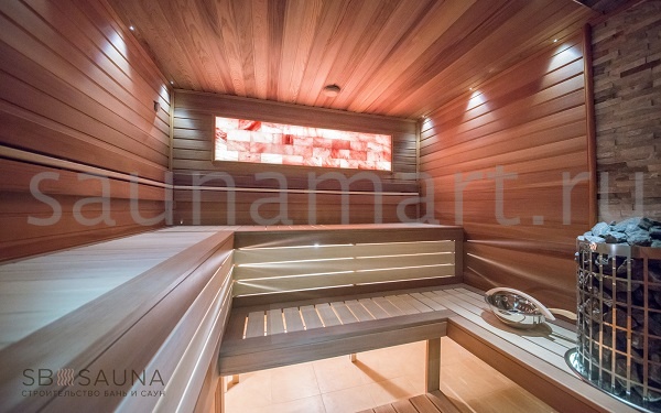 Плитка из гималайской соли 20*10*25см с фаской шлифованная Плитка из гималайской соли 20*10*25см с фаской шлифованная