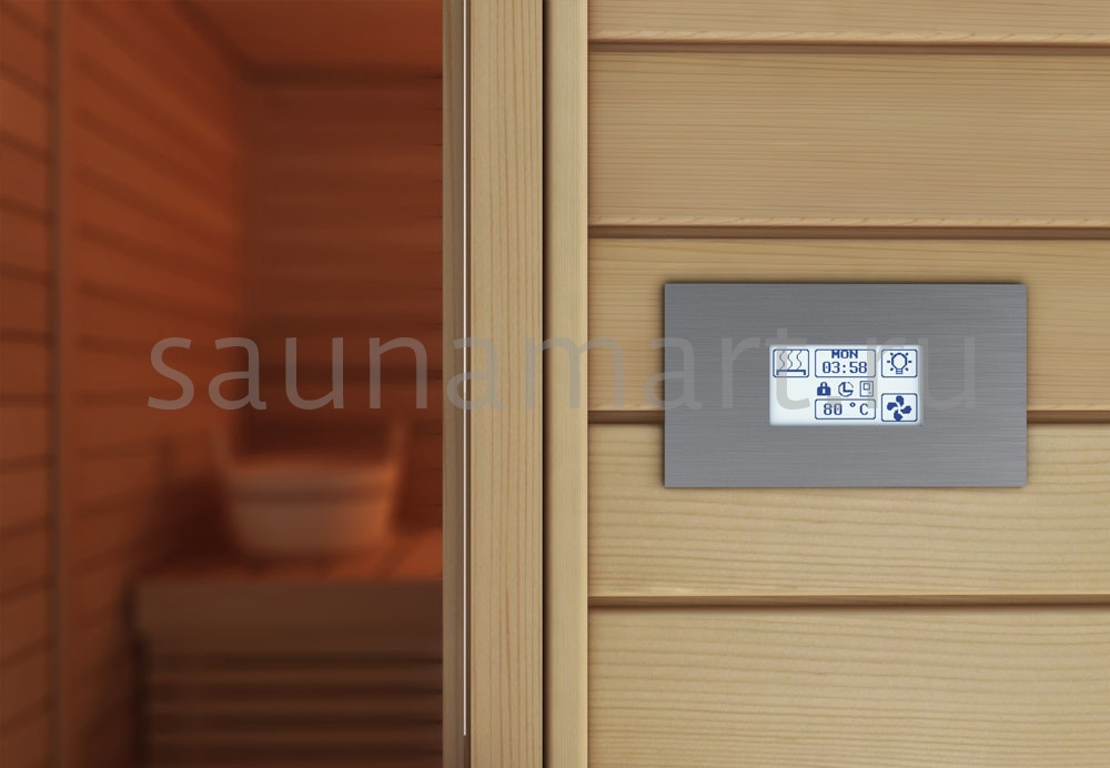 Пульт управления Sawo Innova Steel Touch S арт сенсорный Пульт управления Sawo Innova Steel Touch S арт сенсорный