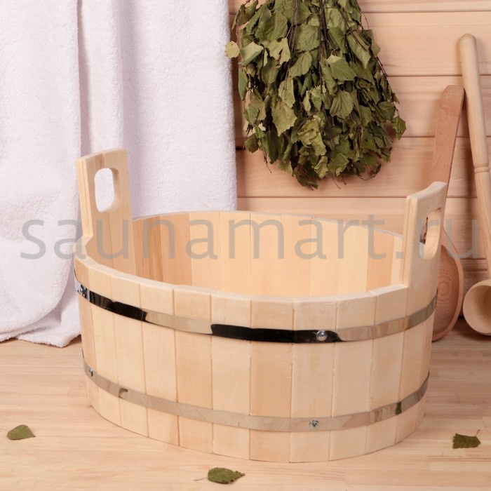 Шайка двухручная 30 л.  Овал МО-30 Шайка двухручная 30 л.  Овал МО-30