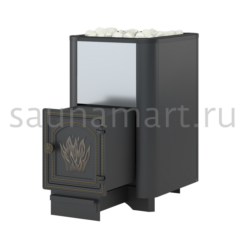Печь дровяная ВЕЗУВИЙ Сенсация 22 антрацит дверца ДТ - 4 Печь дровяная ВЕЗУВИЙ Сенсация 22 антрацит дверца ДТ - 4