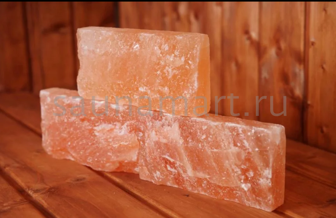 Плитка из гималайской соли 20*10*35см натуральная Плитка из гималайской соли 20*10*35см натуральная