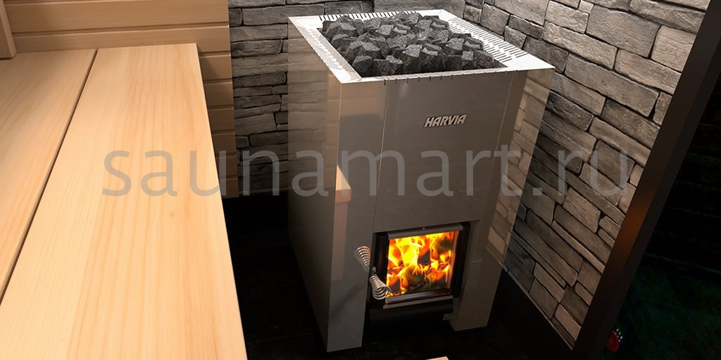 Печь дровяная Harvia 16 Steel Печь дровяная Harvia 16 Steel