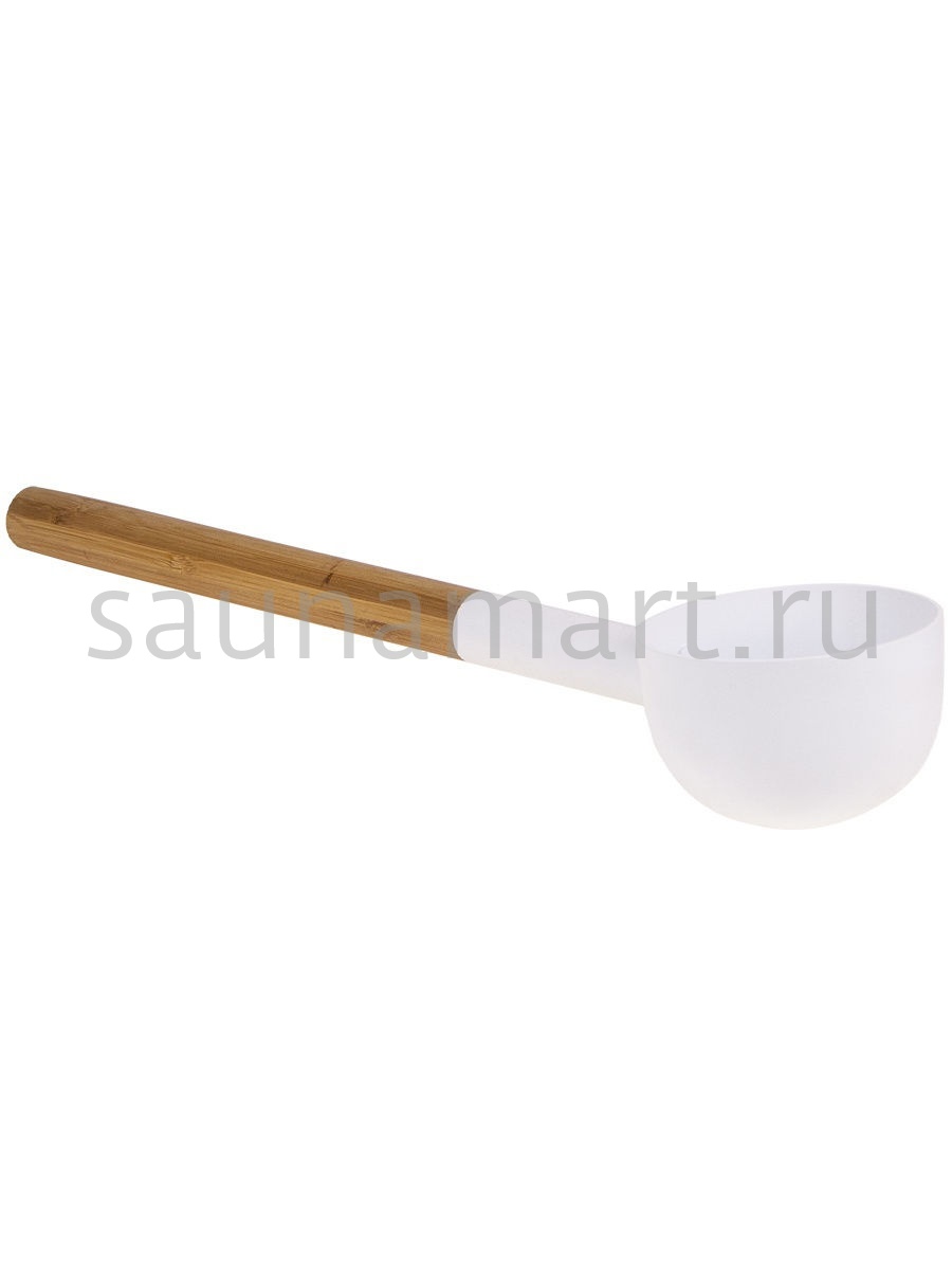 Черпак для бани c бабмуковой ручкой WHITE 009AW Kurase Черпак для бани c бабмуковой ручкой WHITE 009AW Kurase