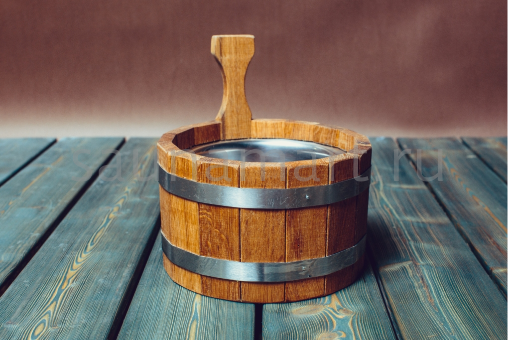 Ушат 3 л с нержавеющей вставкой Вудсон Ушат 3 л с нержавеющей вставкой Вудсон