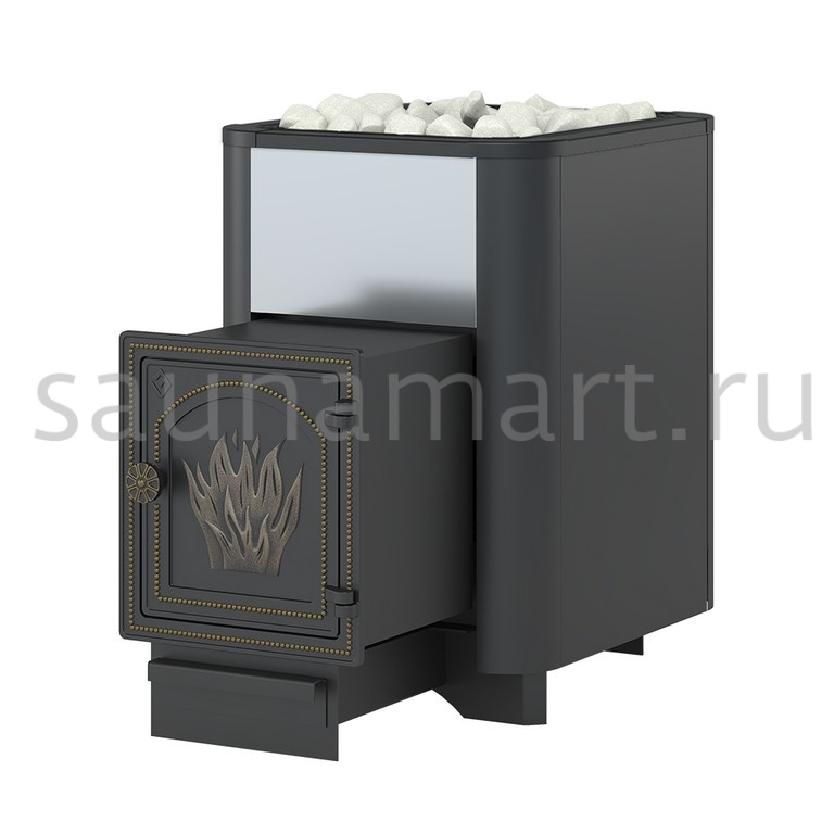 Печь дровяная ВЕЗУВИЙ Сенсация 16 антрацит дверца ДТ-4 Печь дровяная ВЕЗУВИЙ Сенсация 16 антрацит дверца ДТ-4