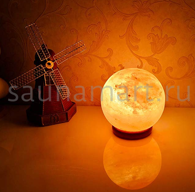 Соляная лампа Шар (3-4кг) SALTWAY Соляная лампа Шар (3-4кг) SALTWAY