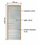 Дверь для сауны Экодорс 1900х700 (сатин осина) ст. 8 мм