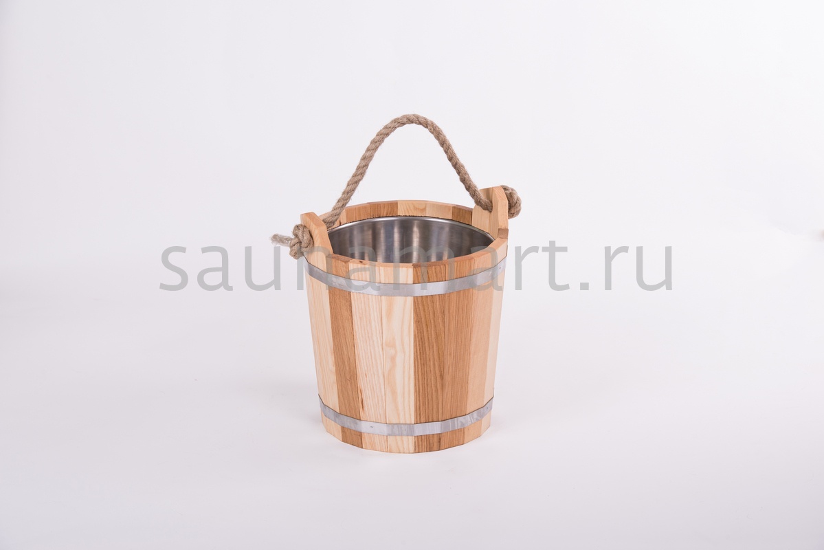Запарник с нержавеющей вставкой 16л ДУБ Запарник с нержавеющей вставкой 16л ДУБ