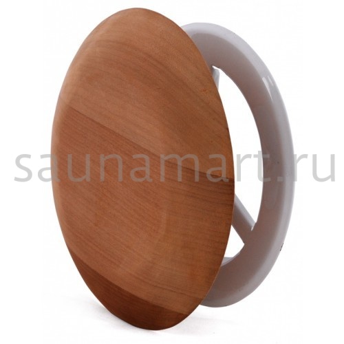 Вентиляционная заглушка  диаметр 100мм Термодревесина  Вентиляционная заглушка  диаметр 100мм Термодревесина