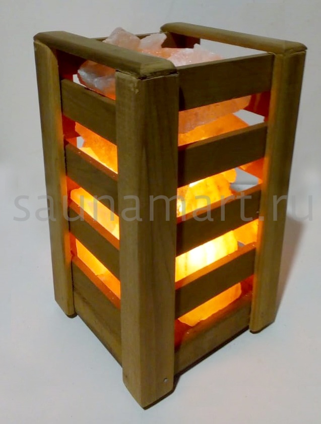 Соляная лампа Колодец золота (прямоугольный)  Соляная лампа Колодец золота (прямоугольный)