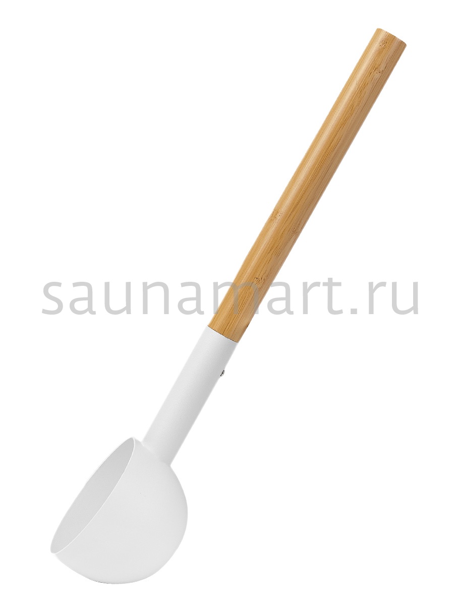 Черпак для бани c бабмуковой ручкой WHITE 009AW Kurase Черпак для бани c бабмуковой ручкой WHITE 009AW Kurase