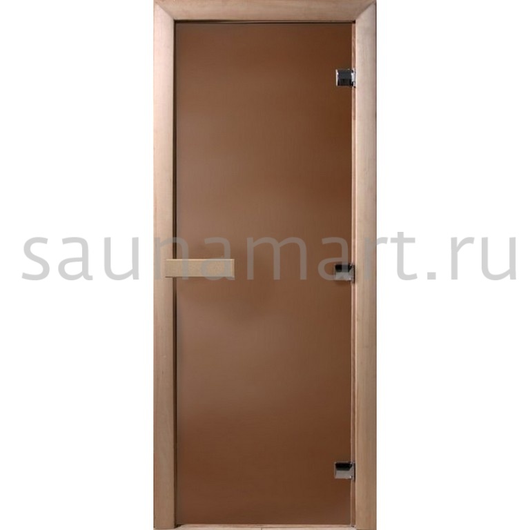 Дверь для сауны 2000х800 Дорвуд Теплая Ночь (бронза матовая. коробка листва) Дверь для сауны 2000х800 Дорвуд Теплая Ночь (бронза матовая. коробка листва)
