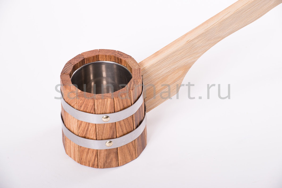 Черпак 05л дуб с нерж. вставкой Вудсон Черпак 05л дуб с нерж. вставкой Вудсон