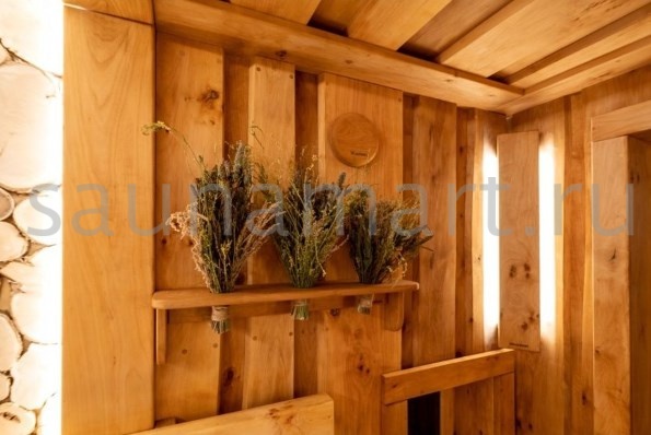 Фито полка для веников и трав ольха (22431) Фито полка для веников и трав ольха (22431)