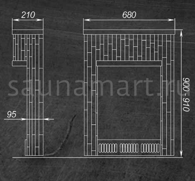 Портал Ферингер Макси Змеевик наборный Портал Ферингер Макси Змеевик наборный