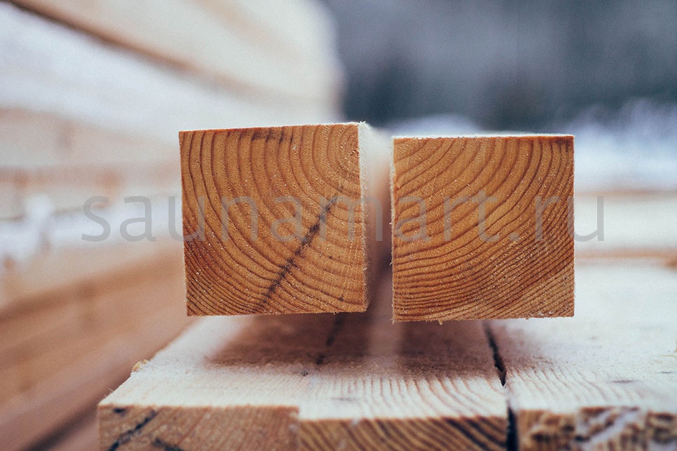 Брус калиброванный сосна 50х40 L-3.0 м Брус калиброванный сосна 50х40 L-3.0 м