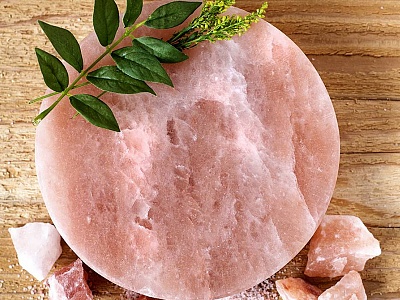 Плитка КРУГЛАЯ из гималайской соли 20х20х2.5 SALTWAY Плитка КРУГЛАЯ из гималайской соли 20х20х2.5 SALTWAY