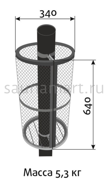 Сетка-каменка натрубная нержавейка Сетка-каменка натрубная нержавейка
