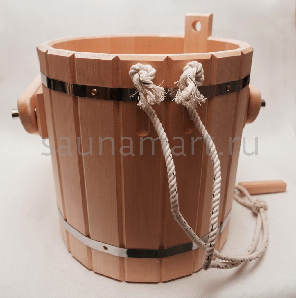 Обливное устройство с пласт. вставкой 16л. кедр Обливное устройство с пласт. вставкой 16л. кедр