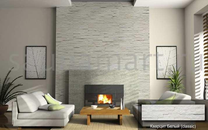 Камень натуральный Кварцит Белый плитка 600х150 мм 10-20мм (0.63 м2/уп) Камень натуральный Кварцит Белый плитка 600х150 мм 10-20мм (0.63 м2/уп)