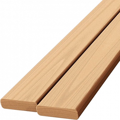 Полок канадский кедр 90х25 L-2.44 м Полок канадский кедр 90х25 L-2.44 м