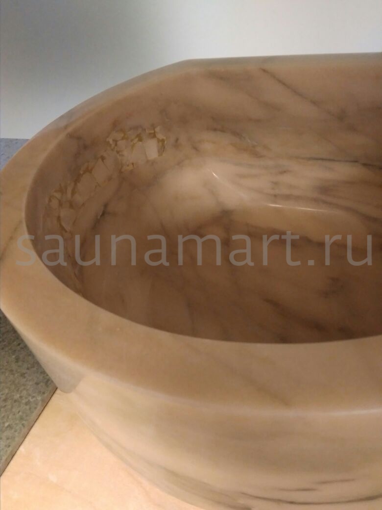 Курна мраморная КМ11 (со сливом) Курна мраморная КМ11 (со сливом)