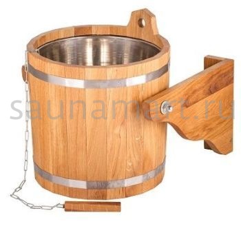 Обливное устройство с нерж. вставкой 16л ДУБ Обливное устройство с нерж. вставкой 16л ДУБ