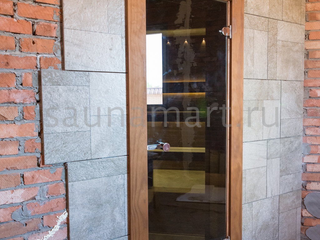 Дверь для сауны Harvia стеклянная 9/19 коробка сосна бронза D91901M Дверь для сауны Harvia стеклянная 9/19 коробка сосна бронза D91901M