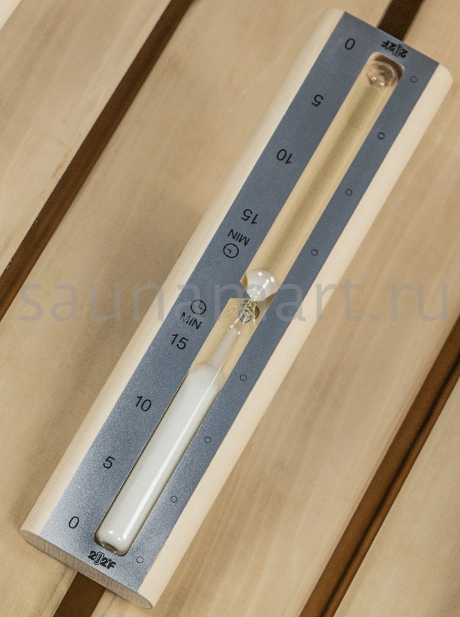 Часы песочные кедр 15 мин BLACK белый песок Часы песочные кедр 15 мин BLACK белый песок