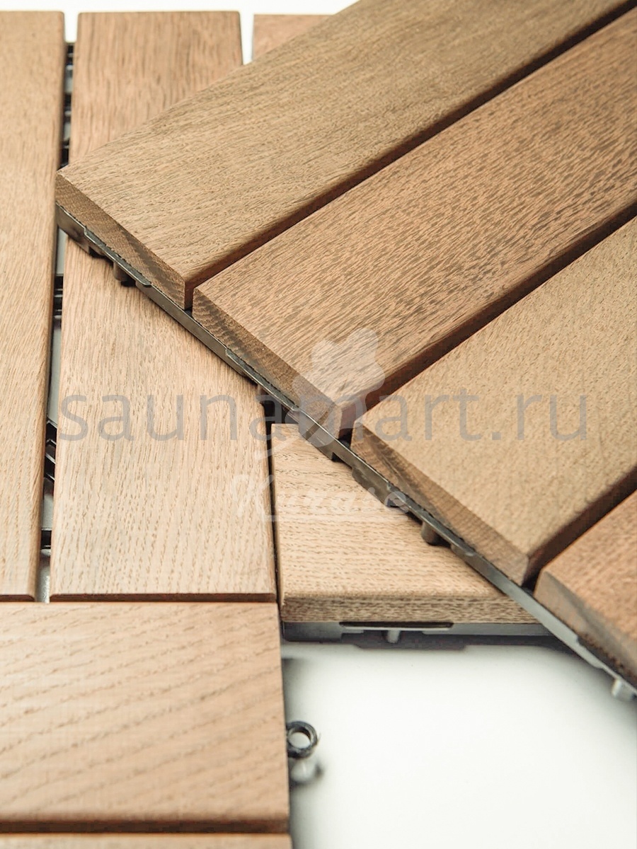 Термодекинг липа 4 планки 300х300х30 Термодекинг липа 4 планки 300х300х30