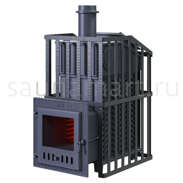 Печь дровяная чугунная Гефест GFS ЗК 18 (М) Ураган Печь дровяная чугунная Гефест GFS ЗК 18 (М) Ураган