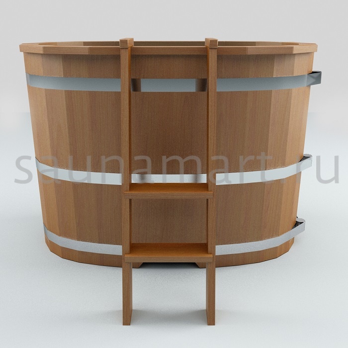 Купель пластиковая овальная 1.0 х0.7 х1.0 дуб/лиственница с полимерным покрытием Купель пластиковая овальная 1.0 х0.7 х1.0 дуб/лиственница с полимерным покрытием