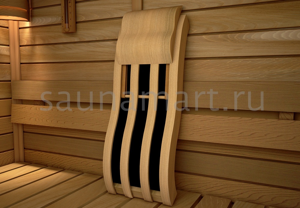 SAWO Подспинник с инфракрасным излучателем кедр 505-IR-D SAWO Подспинник с инфракрасным излучателем кедр 505-IR-D