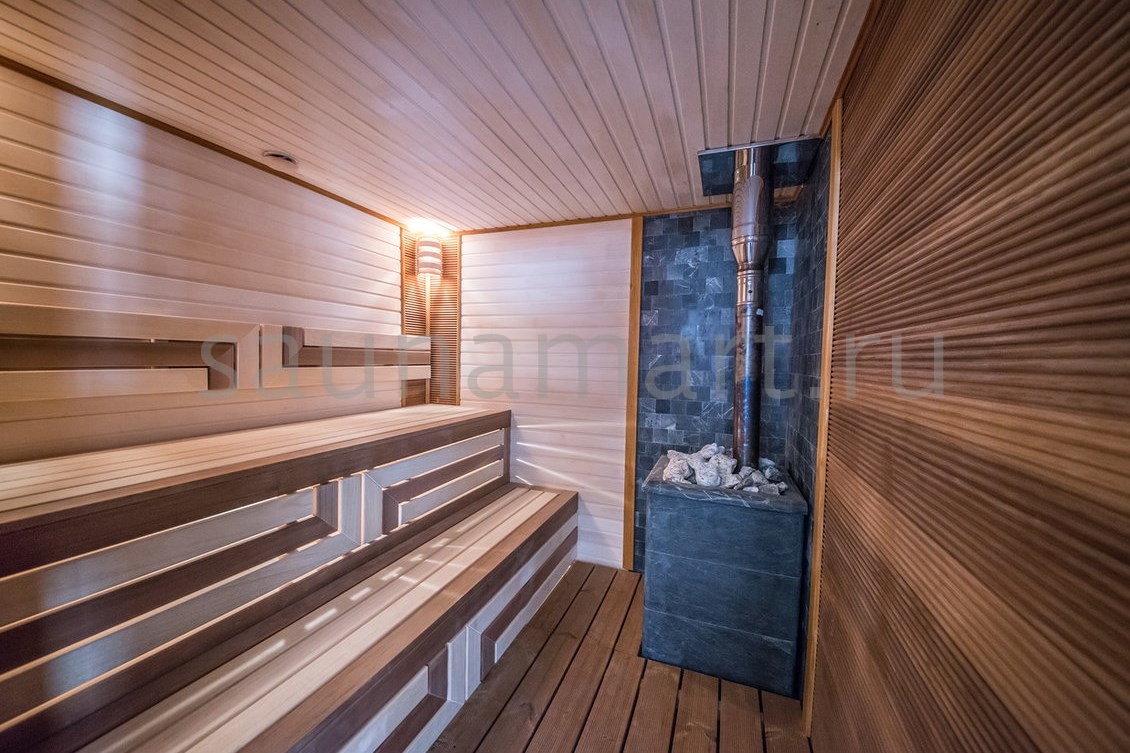 Вагонка термоосина ВОЛНА сорт Экстра 15х88 (77) L-1.4 м Вагонка термоосина ВОЛНА сорт Экстра 15х88 (77) L-1.4 м