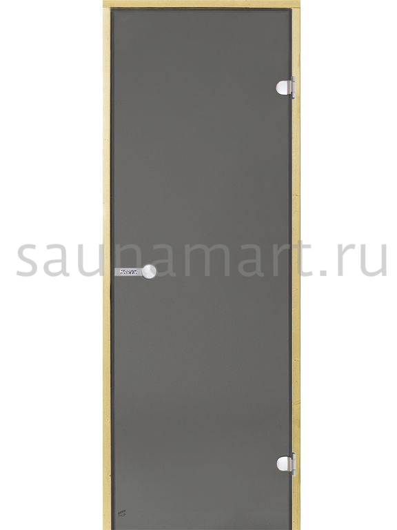 Дверь для сауны Harvia стеклянная 8/21 (коробка ольха серая D82102L) Дверь для сауны Harvia стеклянная 8/21 (коробка ольха серая D82102L)