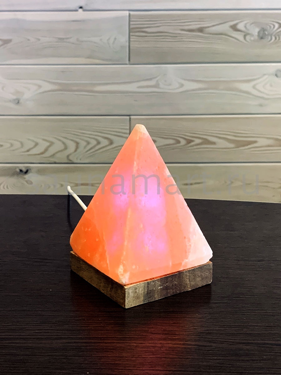 Соляная лампа Пирамида (питание от USB) Соляная лампа Пирамида (питание от USB)