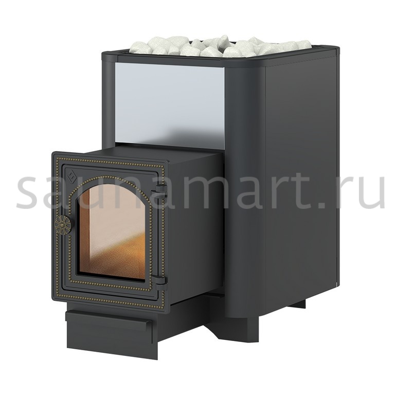 Печь дровяная ВЕЗУВИЙ Сенсация 16 антрацит дверца ДТ-4С Печь дровяная ВЕЗУВИЙ Сенсация 16 антрацит дверца ДТ-4С