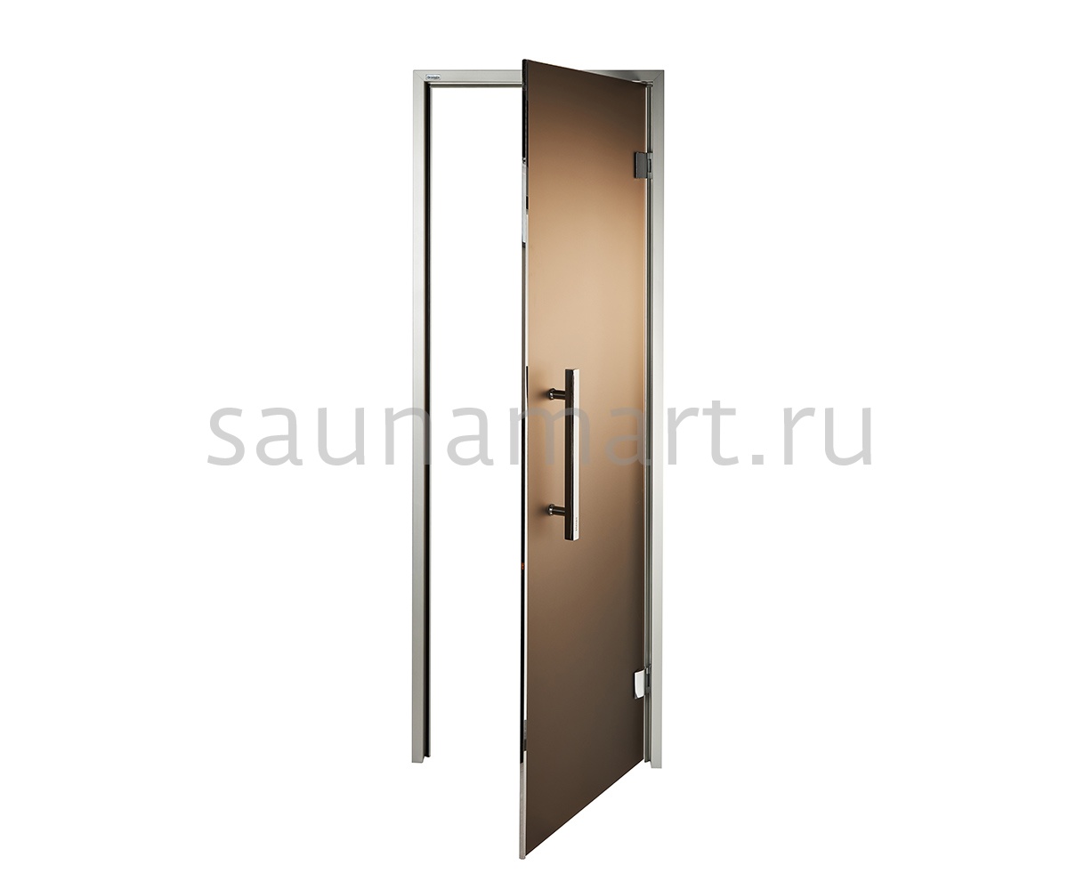 Дверь стеклянная Grandis GS 680*1990 (Anodize Silver) Бронзовая матовая  правая Дверь стеклянная Grandis GS 680*1990 (Anodize Silver) Бронзовая матовая  правая