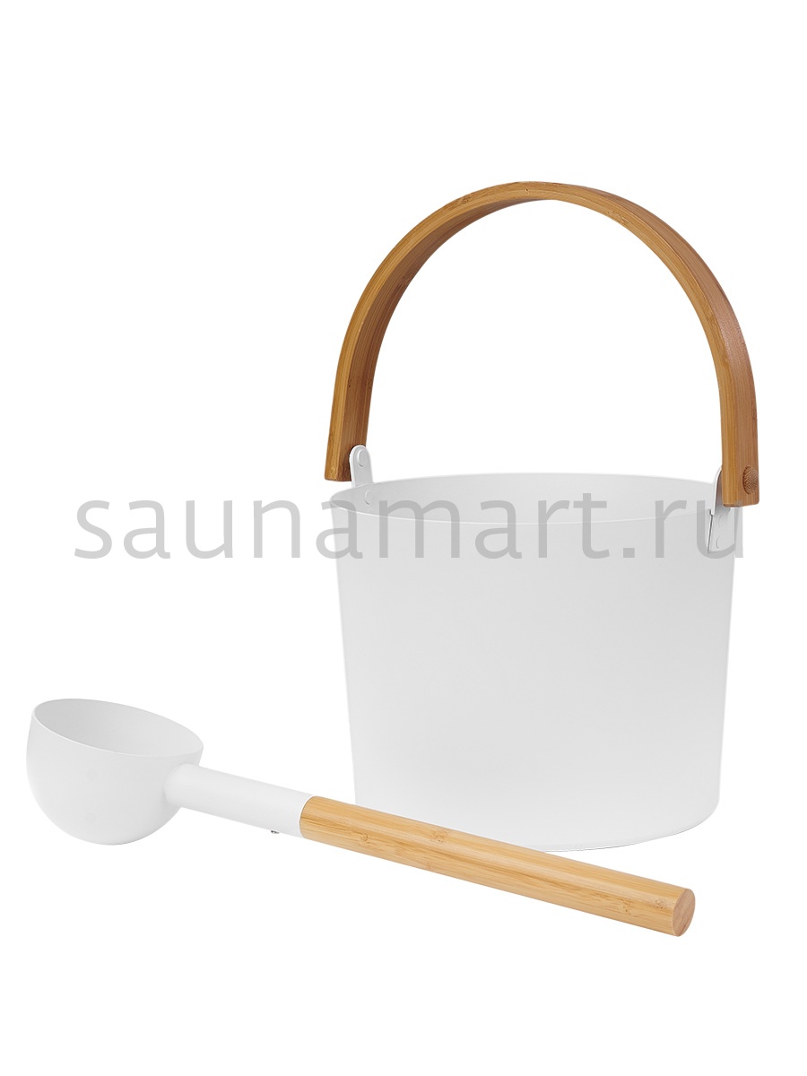 Черпак для бани c бабмуковой ручкой WHITE 009AW Kurase Черпак для бани c бабмуковой ручкой WHITE 009AW Kurase